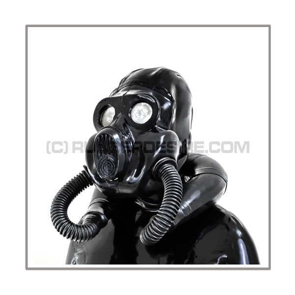 Sample with a gasmaskhood